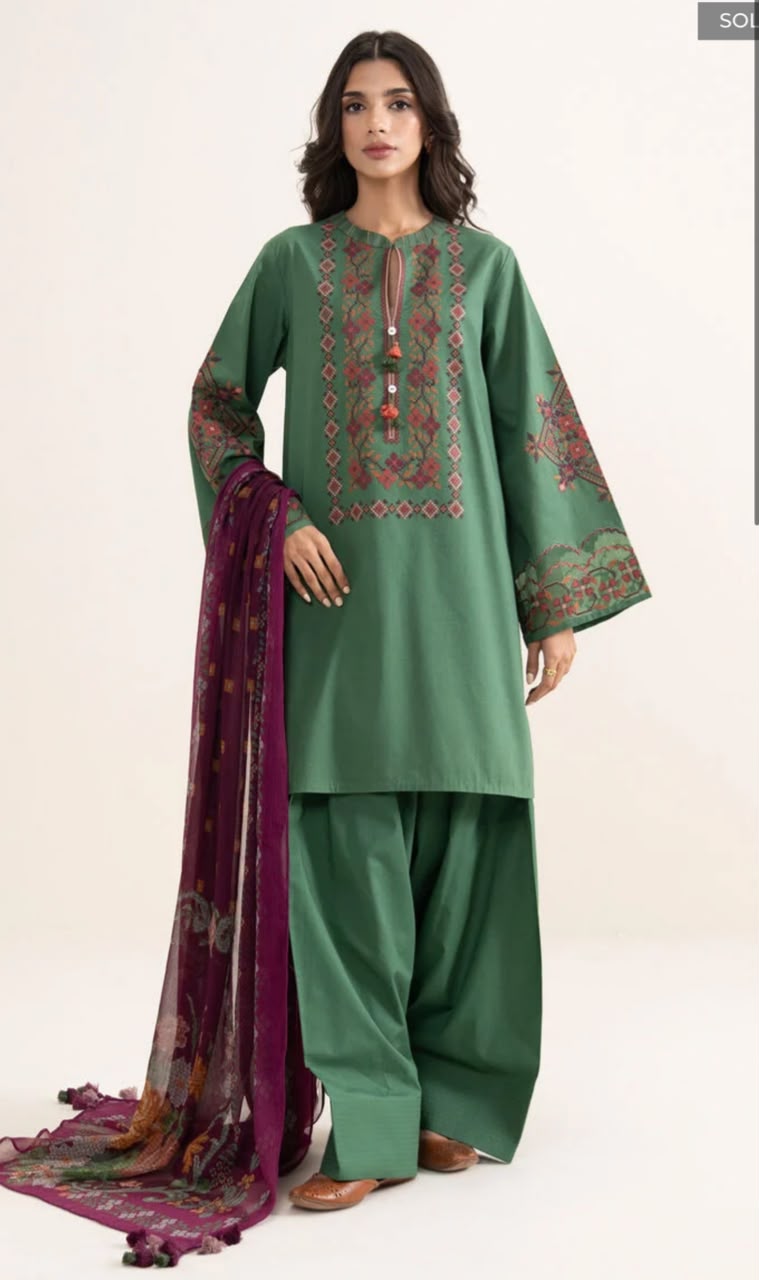Embroidered suit